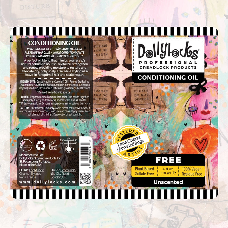 Dollylocks - Flüssiges Dreadlocks Conditioning Öl  - (4oz/118ml)