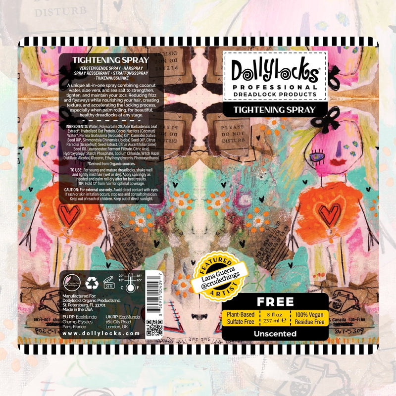 Dollylocks - Flüssiges Dreadlocks Festigendes Spray- (8oz/237ml)