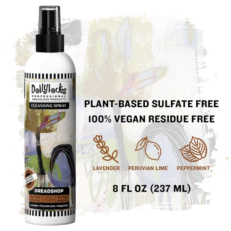 Dollylocks - Flüssiges Dreadlocks Reinigungsspray - (8oz/237ml)