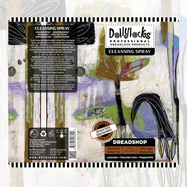 Dollylocks - Flüssiges Dreadlocks Reinigungsspray - (8oz/237ml)
