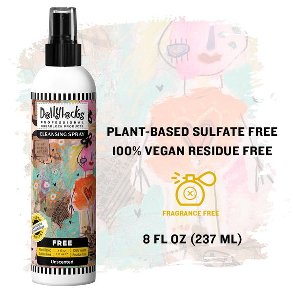 Dollylocks - Flüssiges Dreadlocks Reinigungsspray - (8oz/237ml)