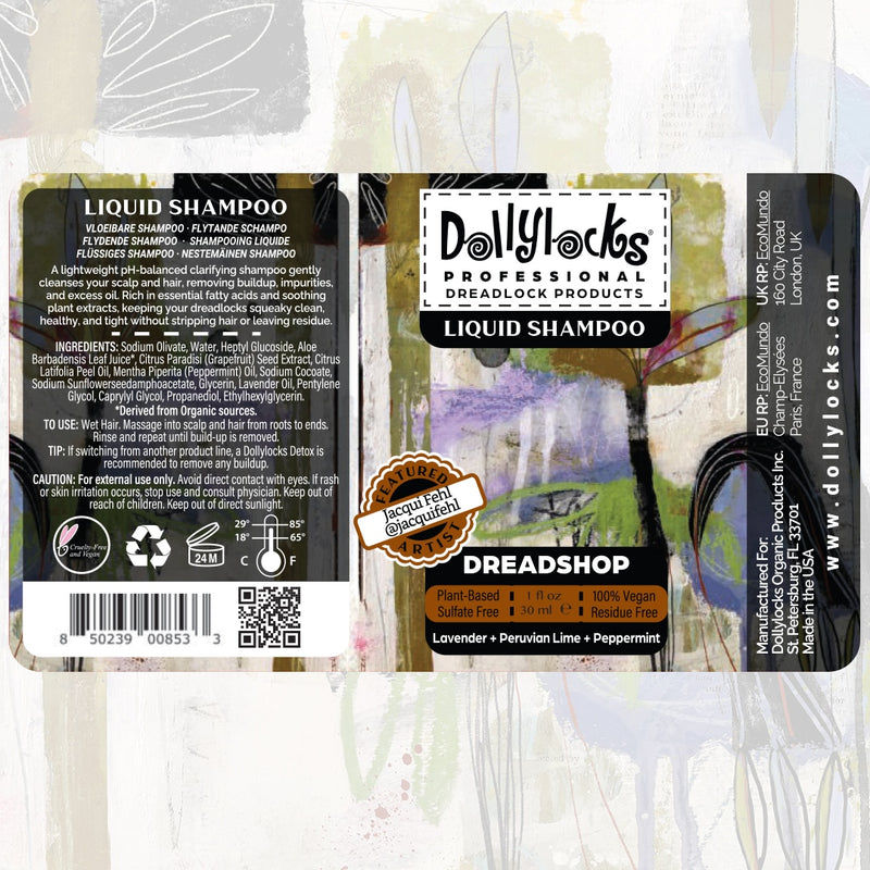 Dollylocks - Flüssiges Dreadlocks Shampoo Testgröße - (1oz/30ml)