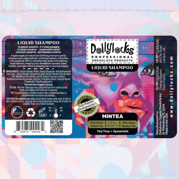 Dollylocks - Flüssiges Dreadlocks Shampoo Testgröße - (1oz/30ml)