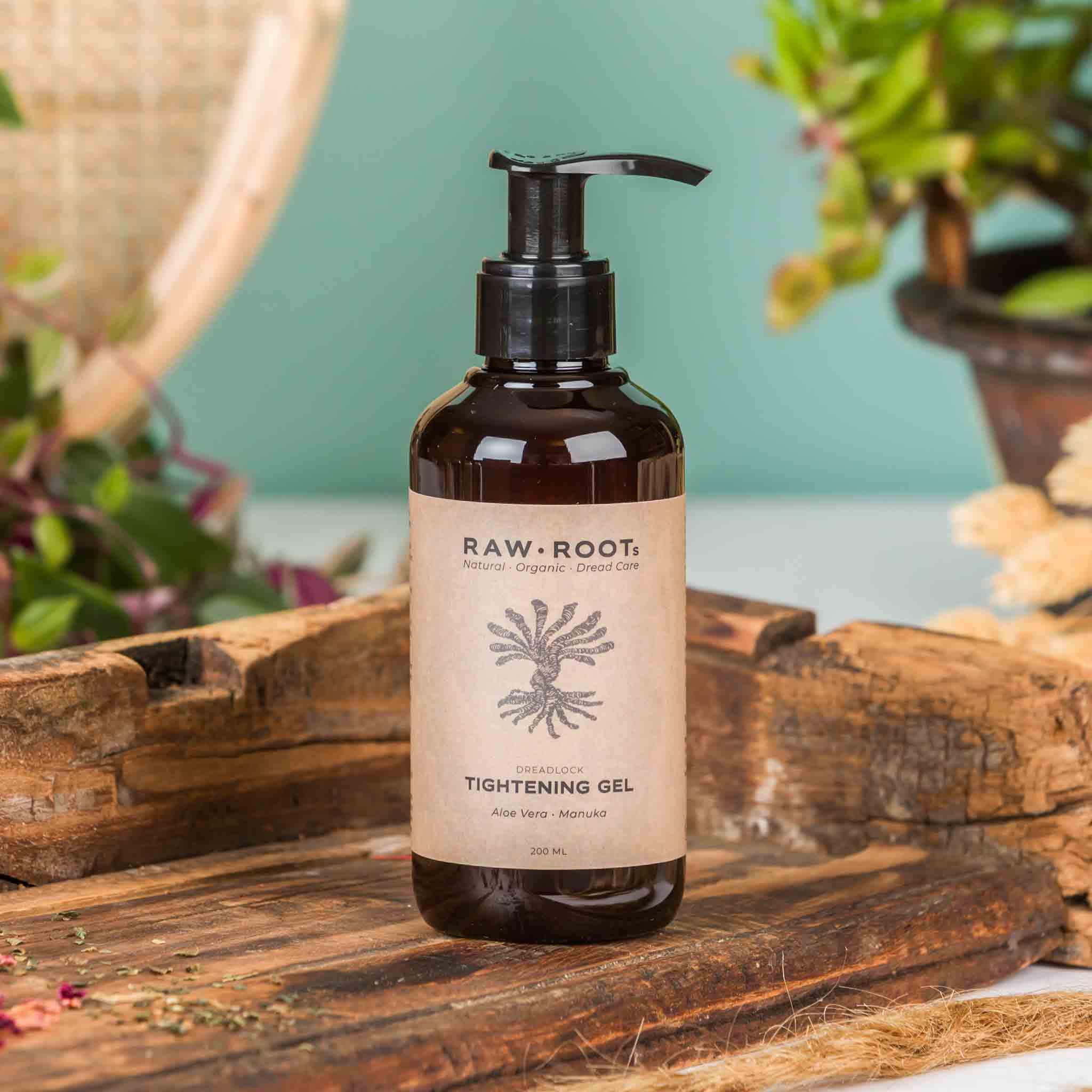 Raw Roots - Dreadlocks Straffendes Gel - Aloe Manuka (200ml)