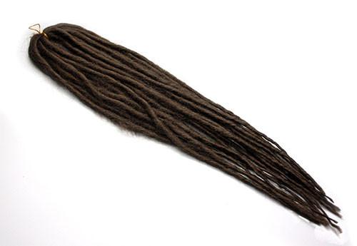 Elysee Star - #18 Dark Golden Brown Synthetische Dreadlocks (Doppelendend) (10 Pack)