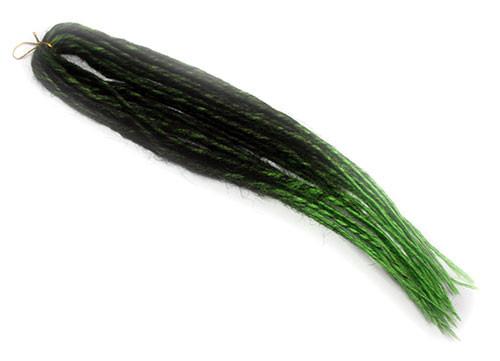 Elysee Star - Schwarz-Grün Vorrübergehende Synthetische Dreadlocks (Doppelendend) 100g