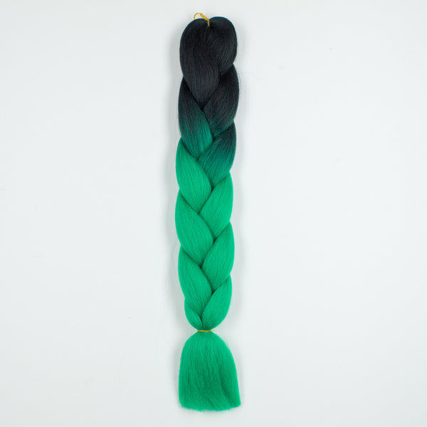 DreadLab - Synthetisch Jumbo Flechten Haar zweifarbig Ombre (24"/60cm)