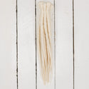 Dreadlab kurze, einfach-endende synthetische Dreads Weiss Blass Blond