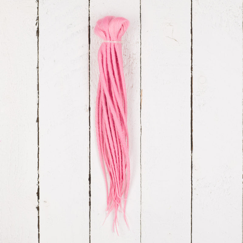 Dreadlab - Kurze Doppel-Endende Syntethische Dreadlocks (10 Pack) Gekämmte Extensions