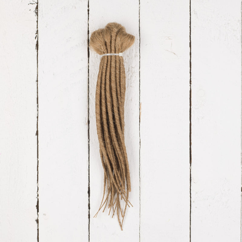 Dreadlab - Kurze Doppel-Endende Syntethische Dreadlocks (Halber Kopf-Kit) Gekämmte Extensions