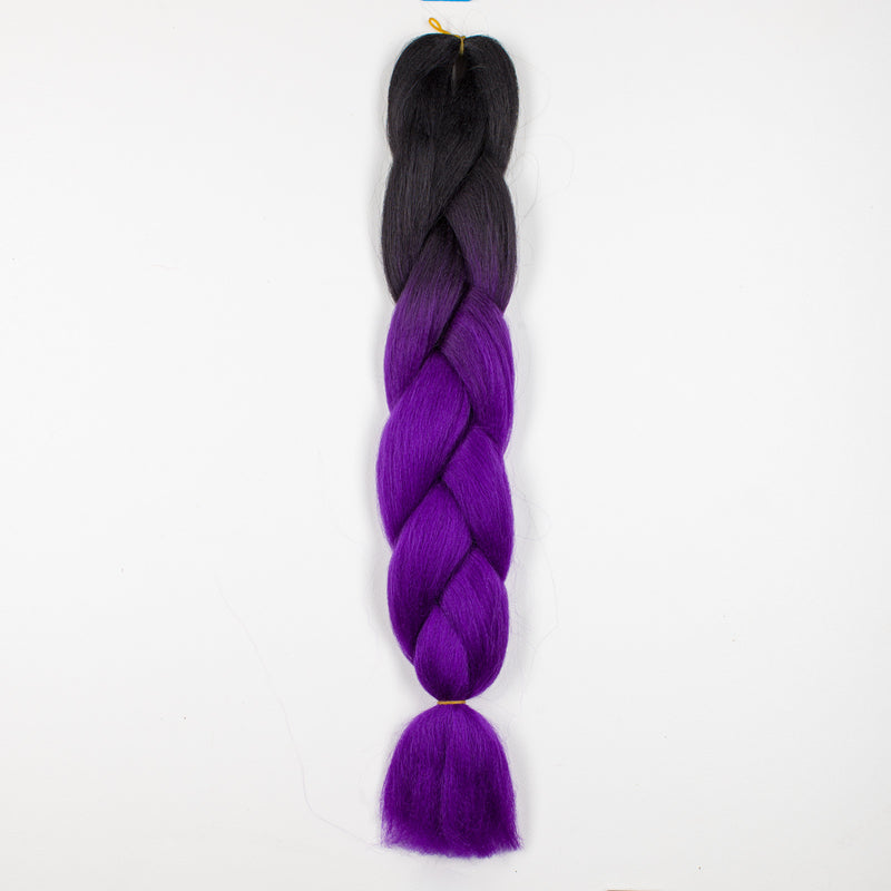 DreadLab - Synthetisch Jumbo Flechten Haar zweifarbig Ombre (24"/60cm)