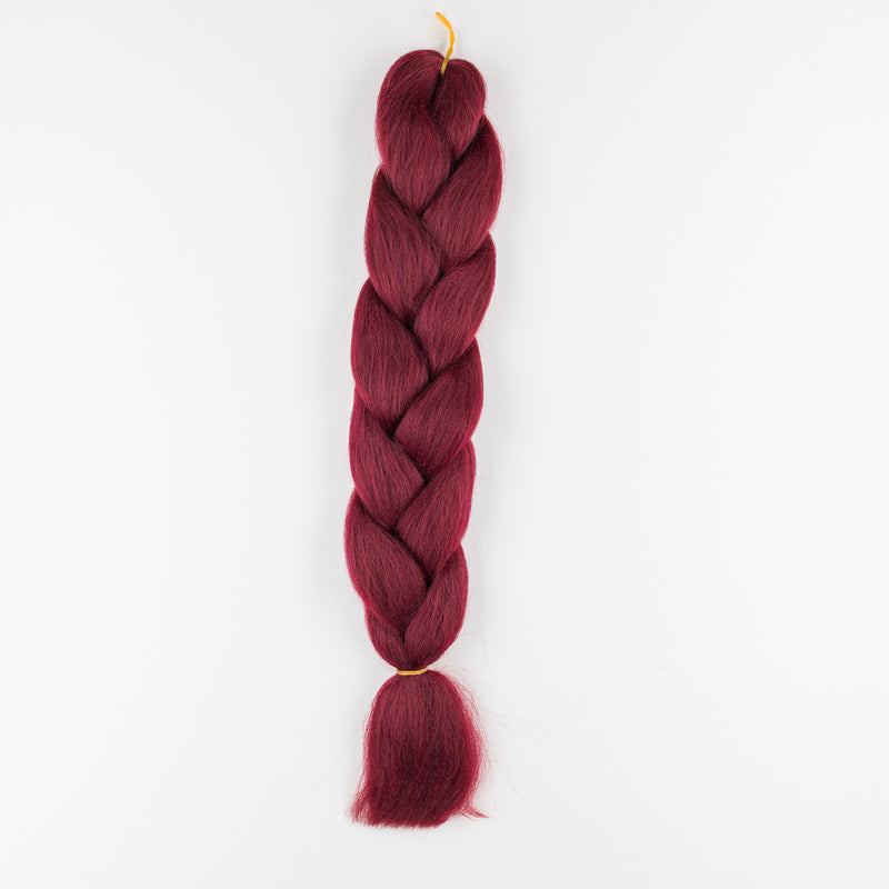 DreadLab - Synthetisch Jumbo Flechten Haar Einzelner Tone (24"/60cm)