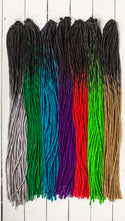 DreadLab - Sanft Stil Ombre Double Ended Synthetische Dreadlocks (Packung mit 10)