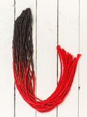 DreadLab - Sanft Stil Ombre Double Ended Synthetische Dreadlocks (Packung mit 10)