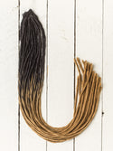 DreadLab - Sanft Stil Ombre Double Ended Synthetische Dreadlocks (Packung mit 10)