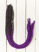 DreadLab - Sanft Stil Ombre Double Ended Synthetische Dreadlocks (Packung mit 10)