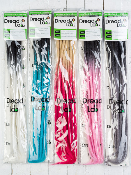 Dreadlab -Einfach-Endende Synthetische Dreadlocks (Pack Of 10) Ombre Häkeln Extensions