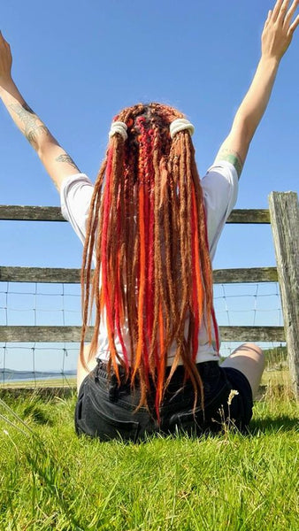 Dreadlab -Einfach-Endende Synthetische Dreadlocks (Pack Of 10) Ombre Häkeln Extensions