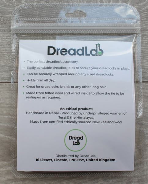 DreadLab - Biegbare Spiral Dread Binden (Gefilzte Merinowolle)