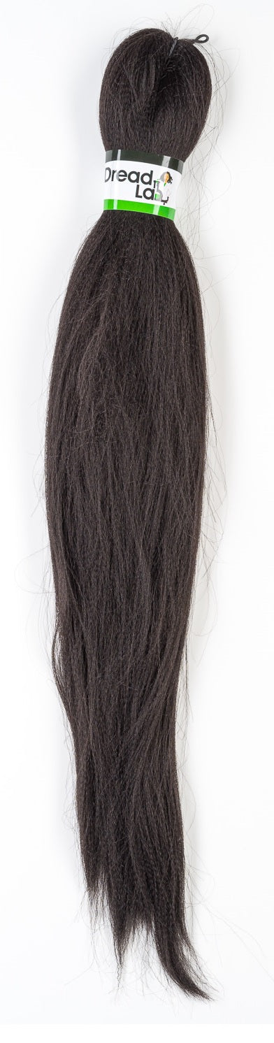 DreadLab - Vorgestrecktes Zopfhaar, einfarbig (26" / 65 cm)
