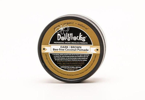 Dollylocks - Dreadlocks Pomade - 'Beeswax Alternative' (Dark/Brown 2oz/66g)