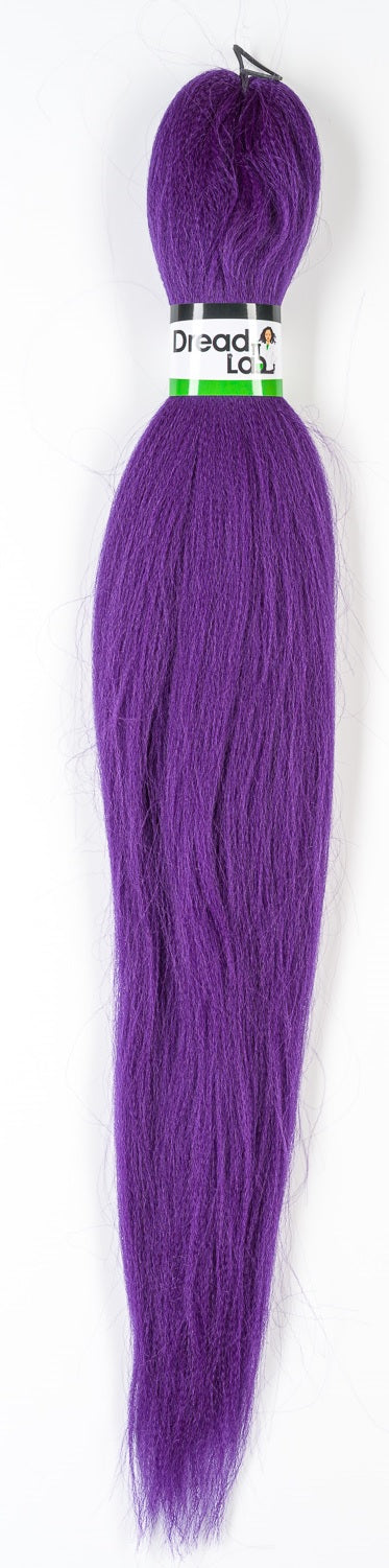 DreadLab - Vorgestrecktes Zopfhaar, einfarbig (26" / 65 cm)