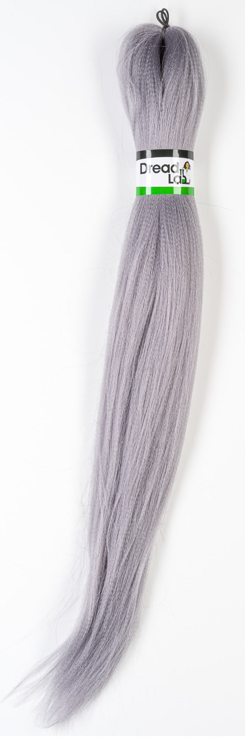 DreadLab - Vorgestrecktes Zopfhaar, einfarbig (26" / 65 cm)