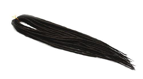 Elysee Star - #4 Dark Brown Synthetische Dreadlocks (Doppelendend) (10 Pack)