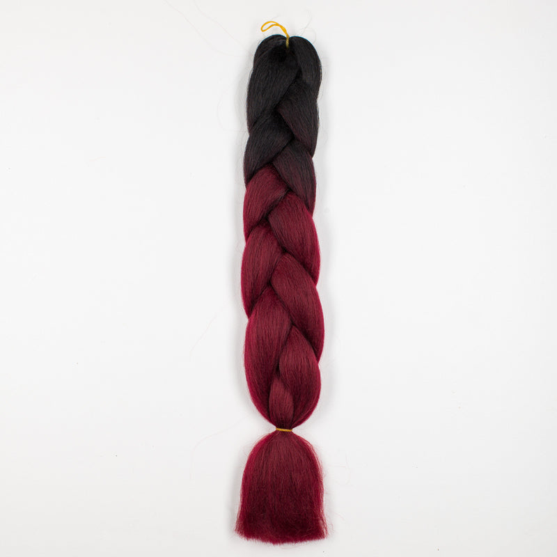 DreadLab - Synthetisch Jumbo Flechten Haar zweifarbig Ombre (24"/60cm)