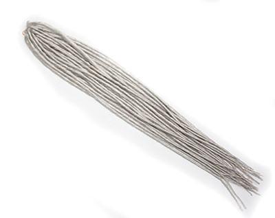 Elysee Star - #60 Silver-Blonde Synthetische Dreadlocks (Doppelendend) (10 Pack)