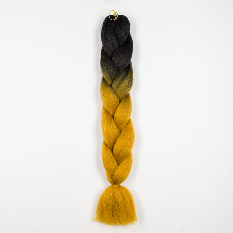 DreadLab - Synthetisch Jumbo Flechten Haar zweifarbig Ombre (24"/60cm)