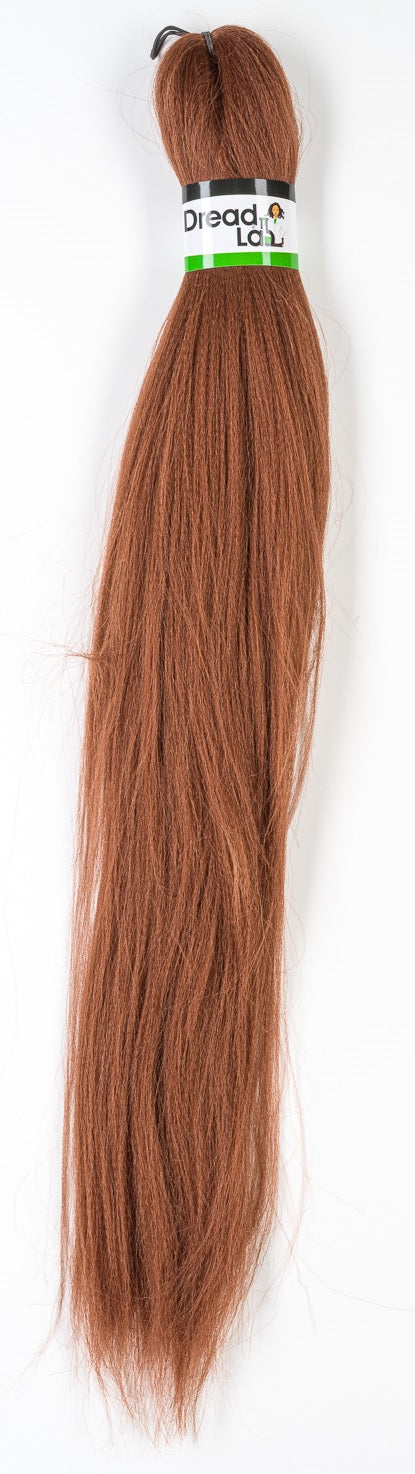 DreadLab - Vorgestrecktes Zopfhaar, einfarbig (26" / 65 cm)