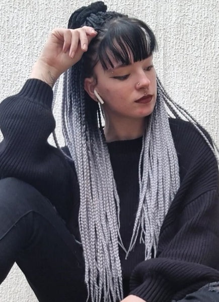 DreadLab - Synthetisch Jumbo Flechten Haar zweifarbig Ombre (24"/60cm)