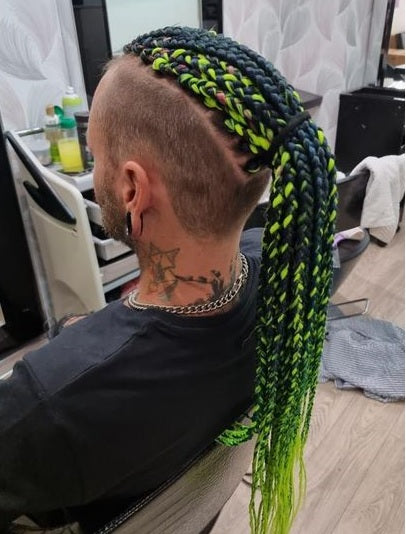 DreadLab - Synthetisch Jumbo Flechten Haar zweifarbig Ombre (24"/60cm)