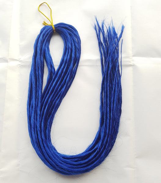 Elysee Star - #Dark Blue Synthetische Dreadlocks (Zweifach Endend) (10 Pack)