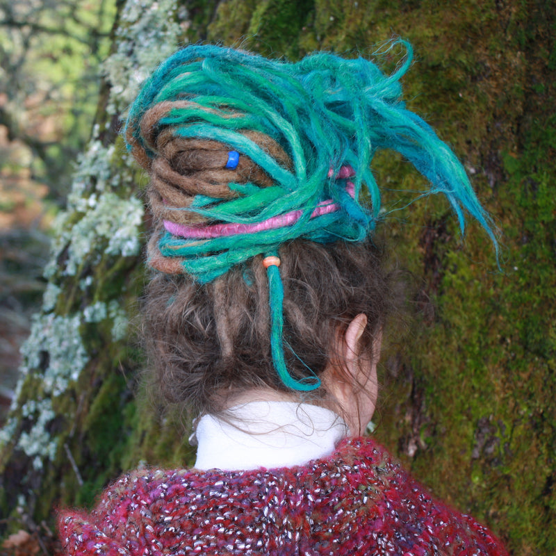 DreadLab - Biegbare Spiral Dread Binden (Gefilzte Merinowolle)