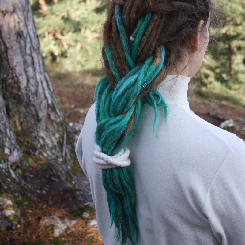 DreadLab - Biegbare Spiral Dread Binden (Gefilzte Merinowolle)