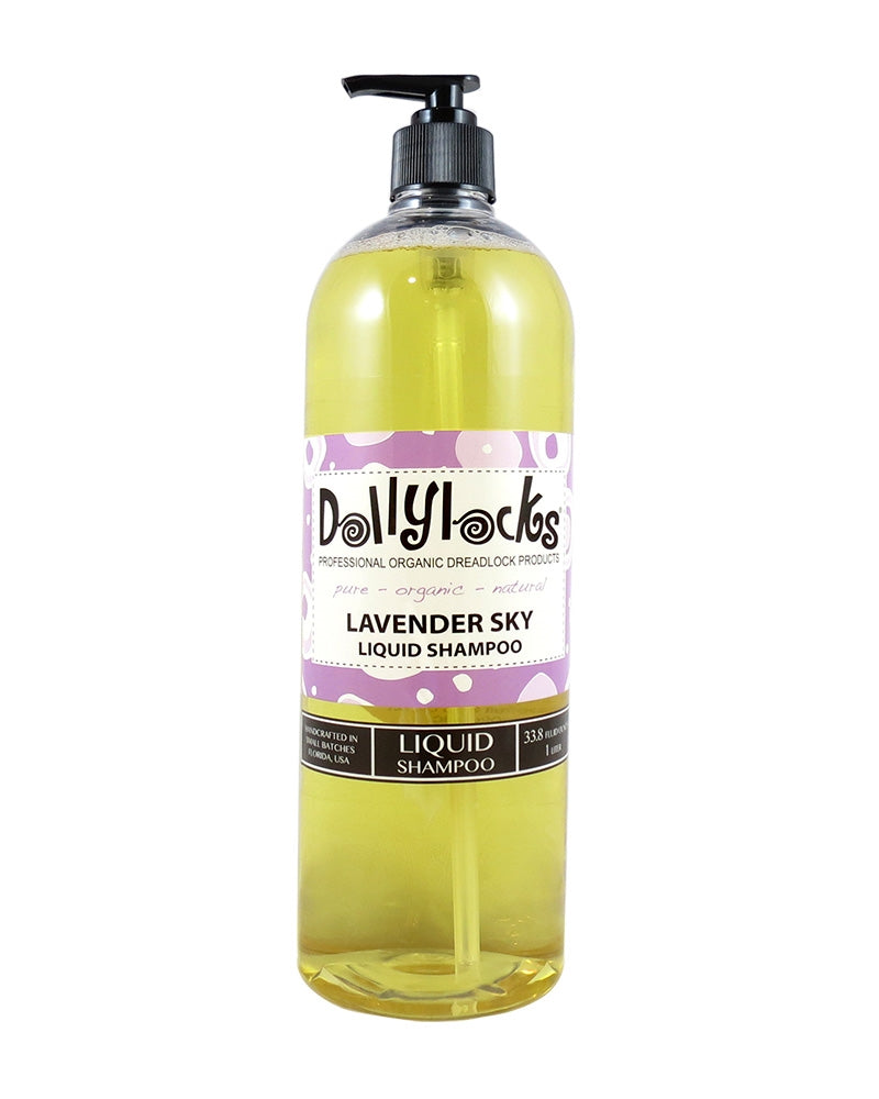 Dollylocks - Flüssiges Dreadlocks Shampoo - Lavander Sky (33.8oz/1 Litre)
