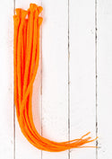 Dreadlab -Einfach-Endende Synthetische Dreadlocks (Pack Of 10) Gekämmte Extensions Neon Orange