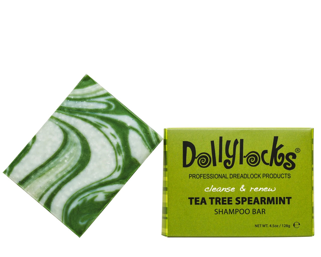 Dollylocks - Dreadlocks Shampoo-Bar - Tea Tree Spearmint (4.5oz/127g)