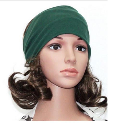 Dreadlocks Extra Breites Stirnbund 13cm - (Elastische Baumwollmischung)