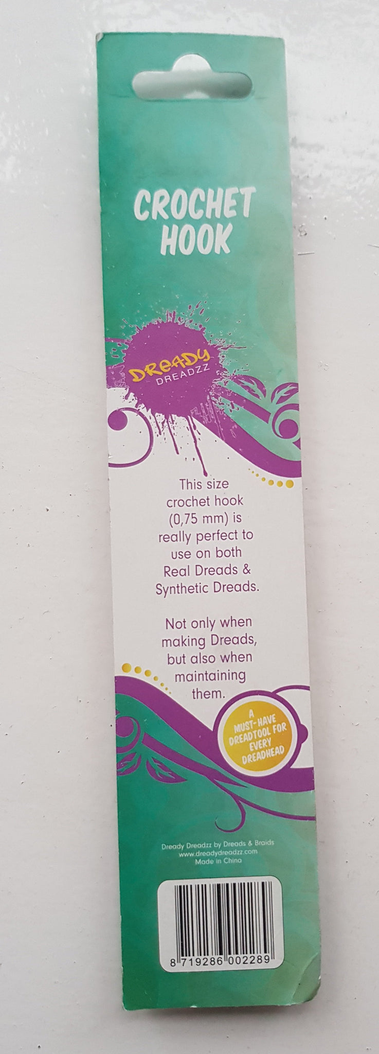 Dready Dreadzz - Dreadlocks Crochet Hook 0.75mm (Loses Haarfixierungswerkzeug)